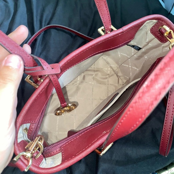 Michael Kors Burgundy Satchel - Picture 4 of 4